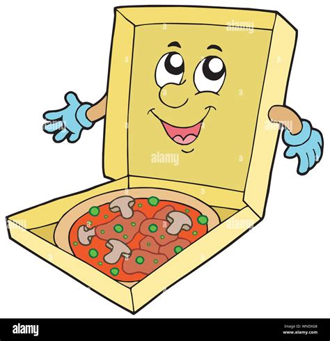 Cartoon pizza box Stock Vector Image & Art - Alamy