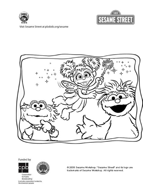 Elmo And Abby Coloring Page