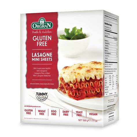 Orgran Gluten Free Lasagne Mini Sheets -200g - Garage Whole Foods