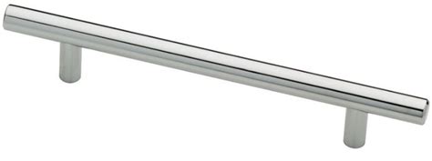 5" Builder's Program Steel Bar Pull Polished Chrome