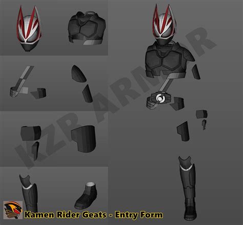 Kamen Rider Tridoron Pepakura Body Helmet 3d Print | lupon.gov.ph