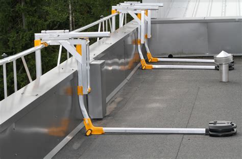 Railing System Provides Temporary Fall Protection - Roofing