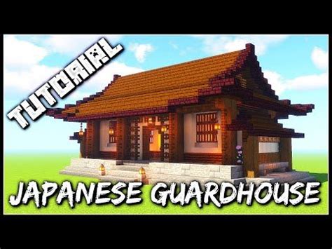How To Build A Japanese Guardhouse | Minecraft Tutorial - YouTube | Minecraft plans, Minecraft ...