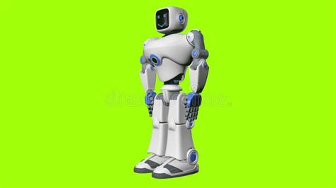 White Human-shaped Robot Hand Indicating To the Right Side with Its Index Finger Stock Footage ...