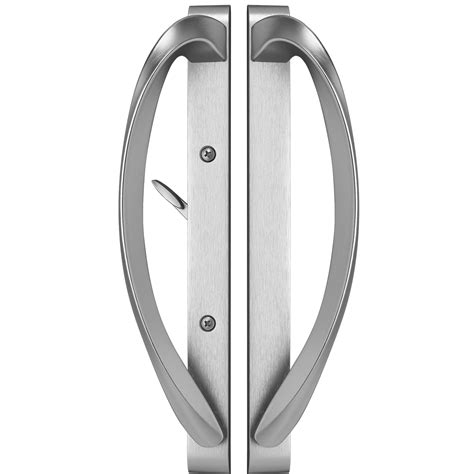 Rockwell Modena Sliding Patio Door Handle | Brushed Nickel