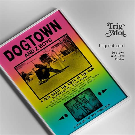 Dogtown and Z-boys Movie Poster Skateboard Surfer Gift Wall Decor for Skater Room for Boys Old ...