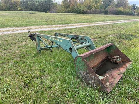 John Deere Loader Attachment with 5' Bucket | Live and Online Auctions ...