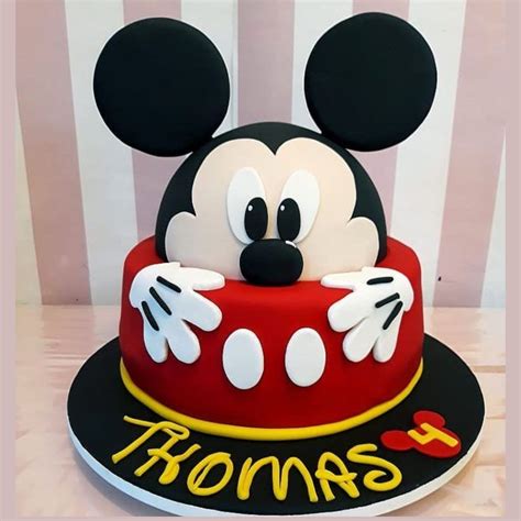 Mickey Mouse 1st Birthday Cake Mickey Birthday Cakes, Mickey Mouse ...