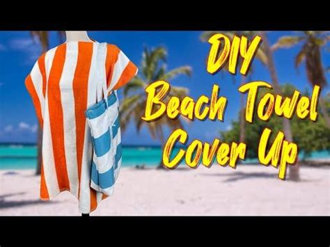 DIY Beach Towel Cover up | The Sewing Room Channel - YouTube Diy Swim ...