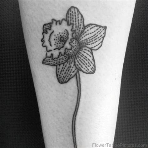 40 Cool Daffodil Flower Tattoos