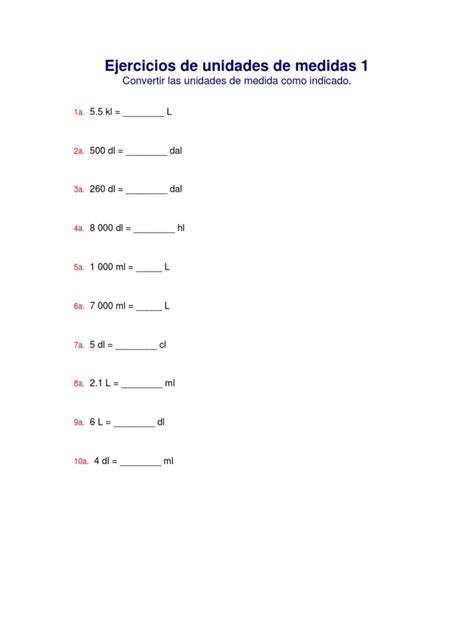 Ejercicios de Conversión de Unidades Litro I | Unidades de Medida | Science