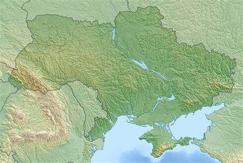 Large relief map of Ukraine | Ukraine | Europe | Mapsland | Maps of the ...