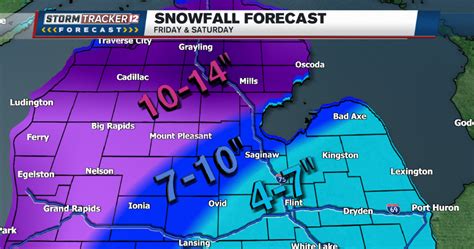 Winter Storm Warning issued for Mid-Michigan as heavy snow nears ...