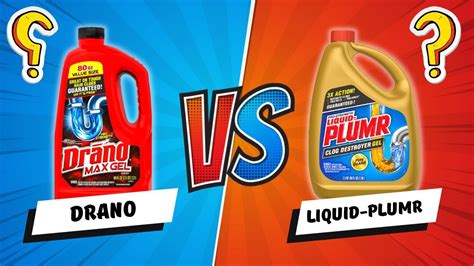 Liquid-Plumr vs Drano For Toilet (Which Drain Cleaner Is Better?) - YouTube