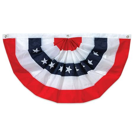 American Flag Bunting 48" Long x 25" High - Walmart.com - Walmart.com