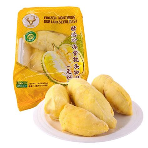 Frozen Monthong Durian seedless 454g | Yami