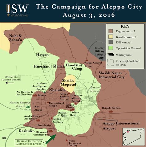 ISW Blog: Opposition Forces Launch Offensive to Break the Siege of Aleppo