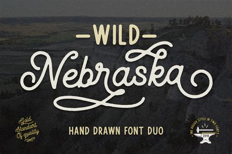 Wild Nebraska Font by Pasha Larin · Creative Fabrica