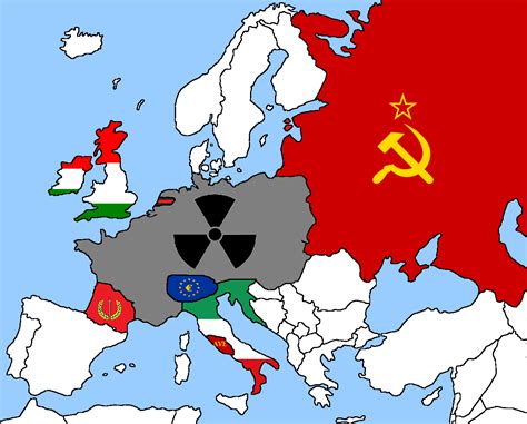 Map of my nuclear europe ive dreamed about (based on fallout) context ...