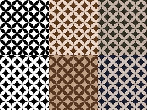 Premium Vector | Digital Batik Kawung Indonesia seamless pattern design textile, background