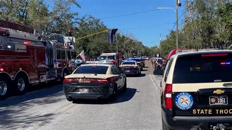 VIDEO: Tampa FHP trooper gets escort home after hospital release | WFLA