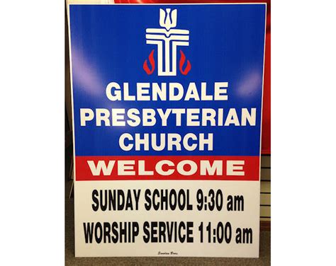 Church Welcome Sign | Sandau Bros. Sign Company