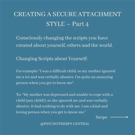 Creating a Secure Attachment Style – Part 4