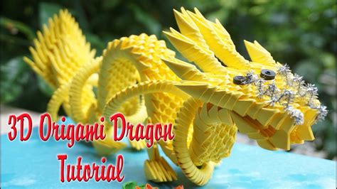 HOW TO MAKE 3D ORIGAMI CHINESE DRAGON | DIY PAPER DRAGON TUTORIAL - YouTube