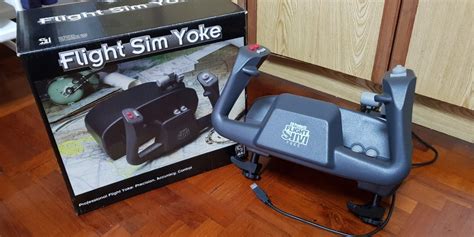 Flight Simulator Yoke, Computers & Tech, Parts & Accessories, Software on Carousell