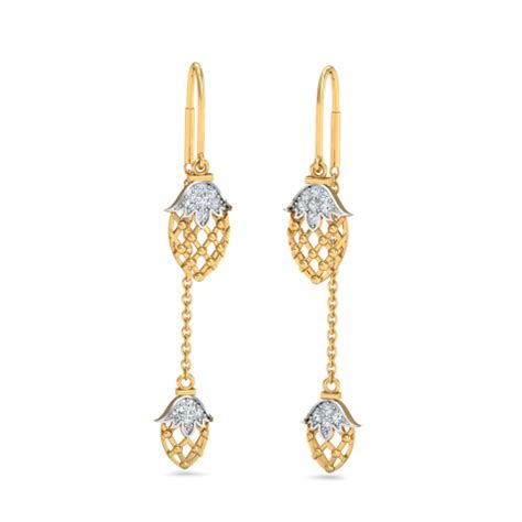 Latest Sui Dhaga Earrings Designs With Price | BISGold.com