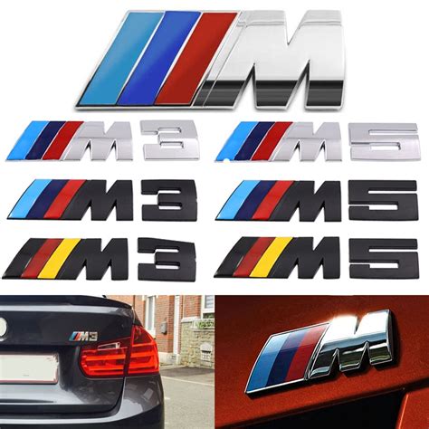 Buy BMW Mpower Emblem Badge Metal Decal For BMW 1Car Styling Accessories- High quality trusted ...