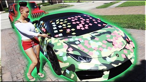 😱STICKY NOTE PRANK ON DAD'S CAR | THE PRINCE FAMILY - YouTube