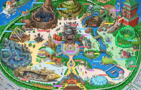 Artists Creates Blueprints of A Miyazaki Theme Park - Character Media