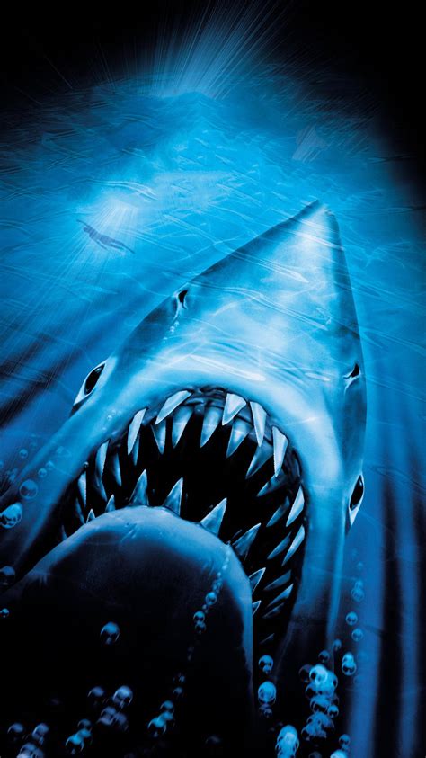 Download The classic image of Jaws, the great white shark Wallpaper | Wallpapers.com