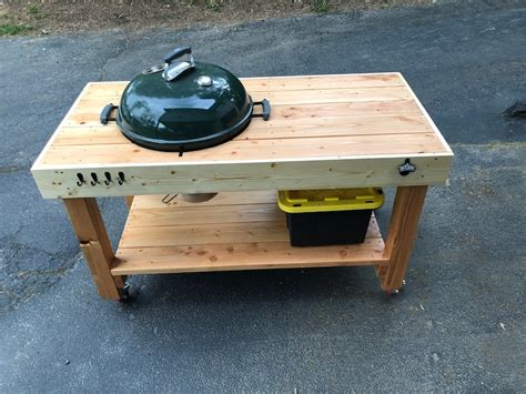 DIY Weber 22 Kettle Grill Table Build Plans | Etsy