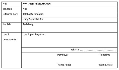 Cara Membuat Kwitansi Pembayaran Beserta Contohnya