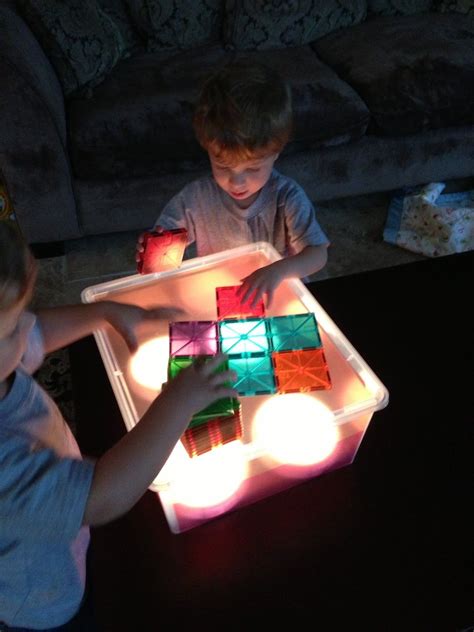 Party of 5: Homemade Light Table | Light table, Craft activities for kids, Sensory room