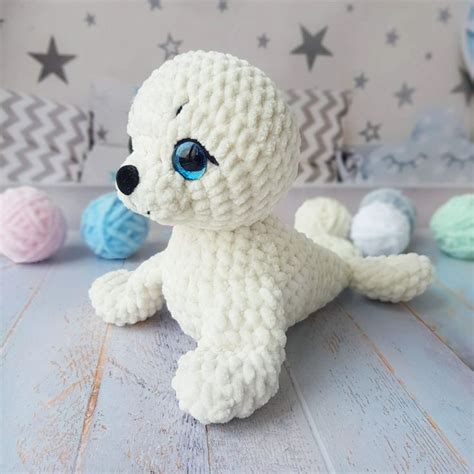 Crochet pattern Seal Amigurumi ocean crochet PDF pattern - Crochet ...