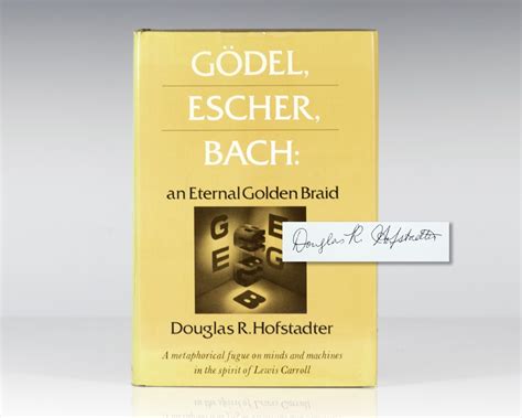 Godel, Escher, Bach Douglas Hofstadter First Edition Signed