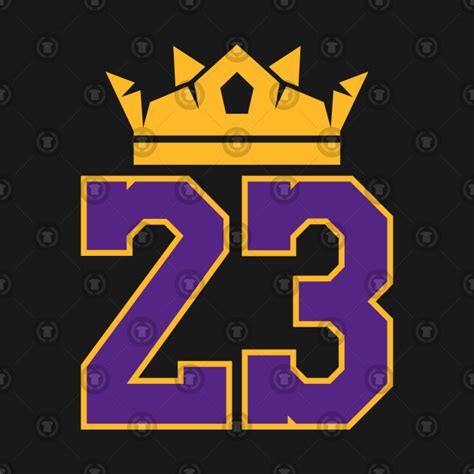 King James Lakers 23 - Lebron James - T-Shirt | TeePublic