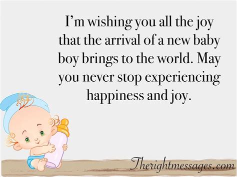 70 Congratulation Wishes for New Born Baby Boy - The Right Messages | Baby boy quotes, Wishes ...