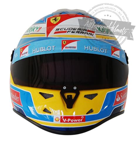 Fernando Alonso 2014 F1 Replica Helmet Scale 1:1 – All Racing Helmets