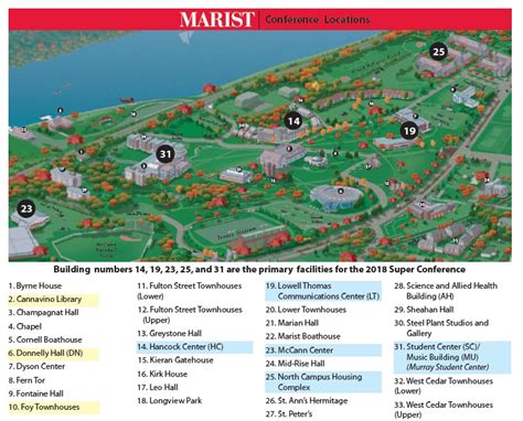 Campus Map - Admissions Super Conference