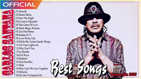 Carlos Santana Very Best Playlist 2020 - Santana Greatest Hits Full Album - YouTube