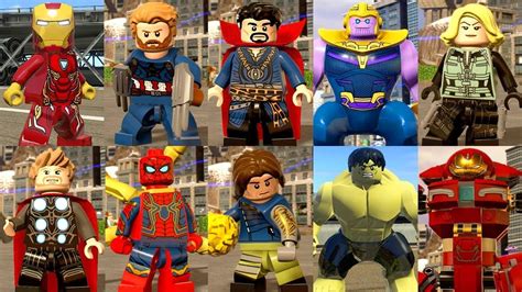 All Avengers: Infinity War Characters in LEGO Marvel Super Heroes 1 & 2 (Mods / DLC) | Lego ...