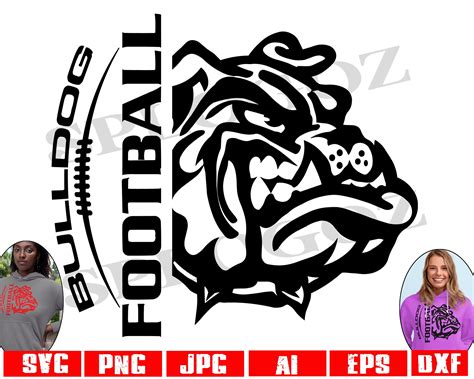 Bulldog Svg, Bulldogs Svg, Bulldog Football Logo, Digital Download, SVG Cut File, SVG for Cricut ...