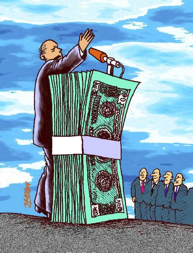corruption speech By Medi Belortaja | Politics Cartoon | TOONPOOL
