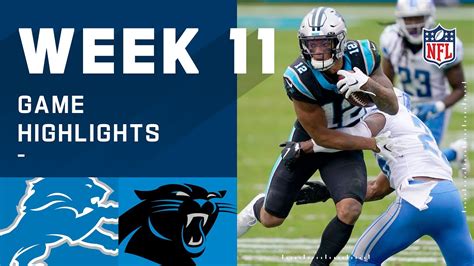 Lions vs. Panthers Week 11 Highlights | NFL 2020 – MotownLions.com