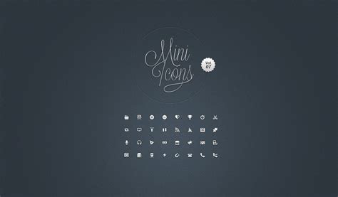 Pixeden - Mini Icons Set Vol7 » Векторные клипарты, текстурные фоны ...