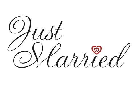 Collection of Just Married Banner PNG. | PlusPNG